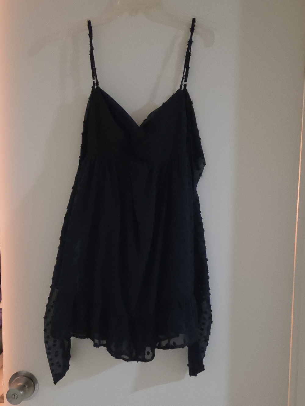 Navy Spaghetti Strap Slip Dress